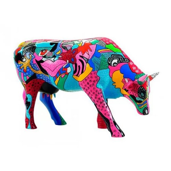 Cow Parade Статуетка Корова &quot;Partying with P-COW-sso&quot; 46718