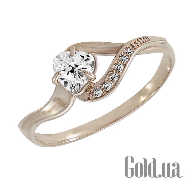 

Кольцо Lurie Jewelry, Золотое кольцо с куб. циркониями, 18.5