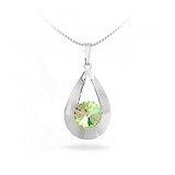 Кулон з ланцюжком з кристалом Swarovski, 830244