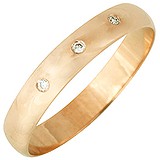Золотое обручальное кольцо с бриллиантами, 1553957