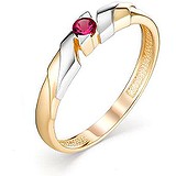 Женское золотое кольцо с рубином, 1644069