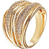 Женское золотое кольцо с бриллиантами, 1654821