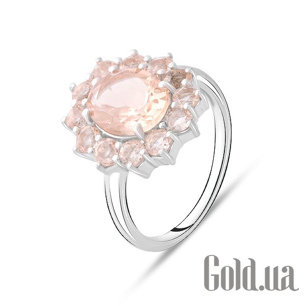 

Женские кольца Fresh Jewelry, Женское серебряное кольцо с синт. морганитами, 17.5
