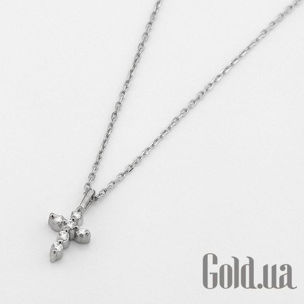 

Кулон-крестик Украина, Золотой кулон с цепочкой с бриллиантами