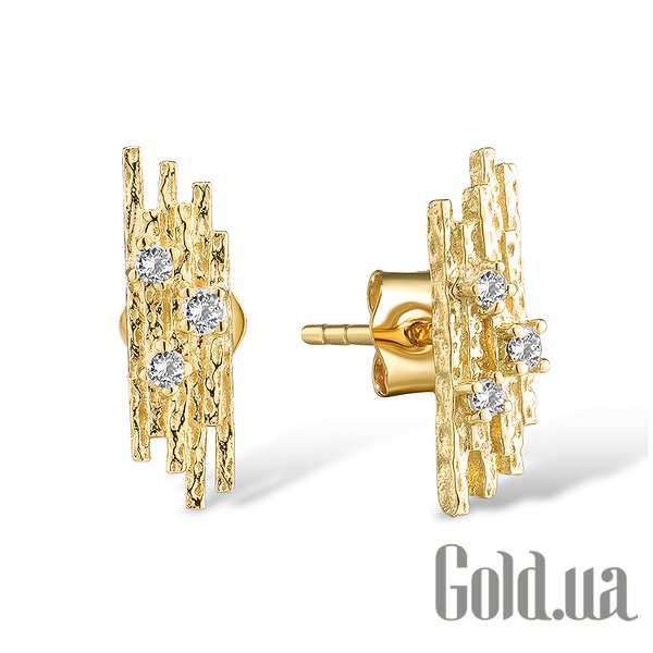 

Серьги-гвоздики Lurie Jewelry, Золотые серьги с топазами