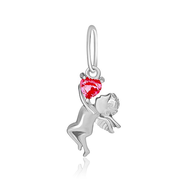 Серебряный кулон с куб. цирконием