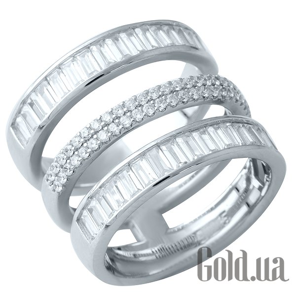 

Женские кольца Fresh Jewelry, Женское серебряное кольцо с куб. циркониями, 17.5