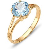 Женское золотое кольцо с топазом, 1556006