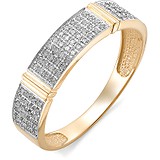Золотое обручальное кольцо с бриллиантами, 1603110