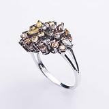 Женское золотое кольцо с бриллиантами, 1619494