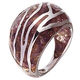 Женское серебряное кольцо с цитрином, 1640742