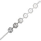 Женский серебряный браслет с эмалью, 1671974