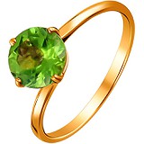 Женское золотое кольцо с хризолитом, 1672742