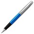 Parker Чорнильна ручка Jotter 17 Plastic Blue CT FP F 15 111 - фото 2