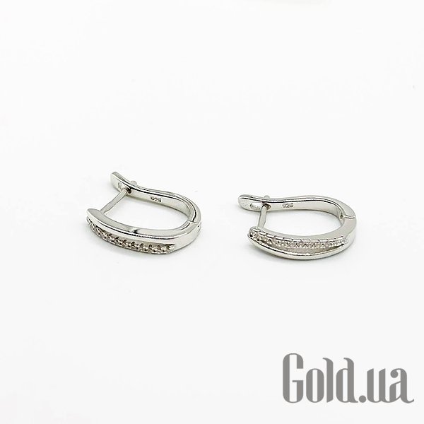 

Серьги Silvex925, Серебряные серьги с куб. циркониями
