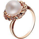 Женское золотое кольцо с бриллиантами и жемчугом, 1622055