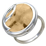 Женское серебряное кольцо с кварцем, 1626151