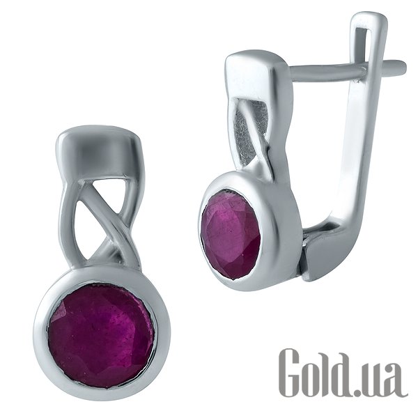 

Серьги Fresh Jewelry, Серебряные серьги с рубинами