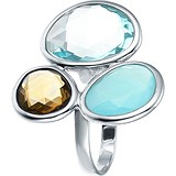 Женское серебряное кольцо с ювелирным стеклом, 1646631