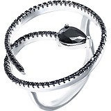 Женское серебряное кольцо с куб. циркониями, 1676071