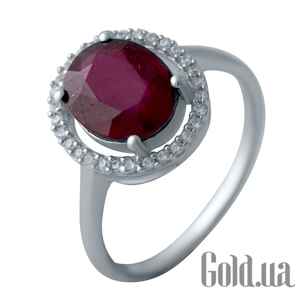 

Женские кольца Fresh Jewelry, Женское серебряное кольцо с рубином и куб. циркониями, 18.5