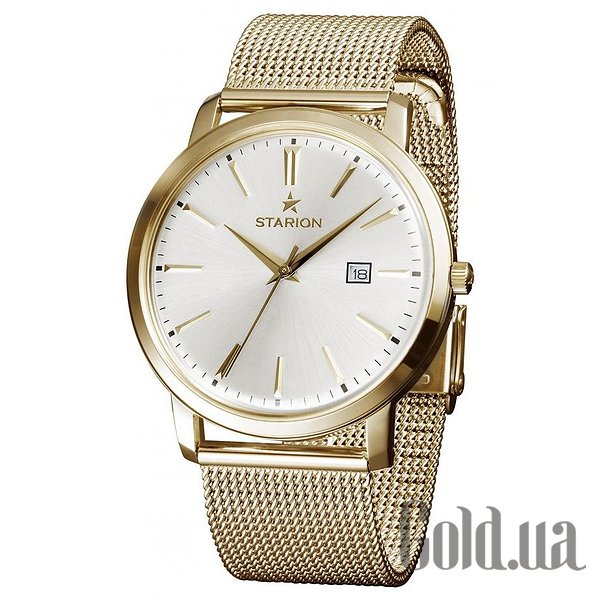 Купить Starion Мужские часы A570 Gents G/Silver (A570 Gents G/Silver жовт.браслет)