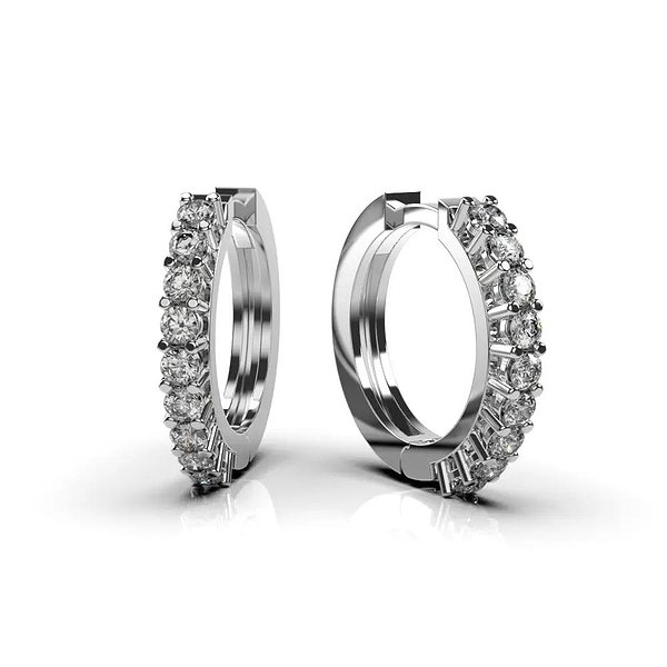 Золоті сережки з діамантами. lun314261121 – зображення 2