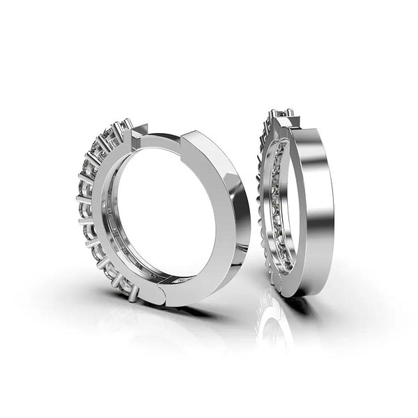 Золоті сережки з діамантами. lun314261121 – зображення 3