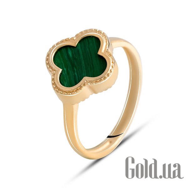 

Кольцо Fresh Jewelry, Женское золотое кольцо с малахитом, 17.5