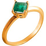 Женское золотое кольцо с изумрудом, 1604904
