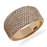 Золотое обручальное кольцо с бриллиантами, 1666600