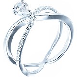 Женское серебряное кольцо с куб. циркониями, 1676072