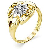 Женское золотое кольцо с бриллиантами, 1685032