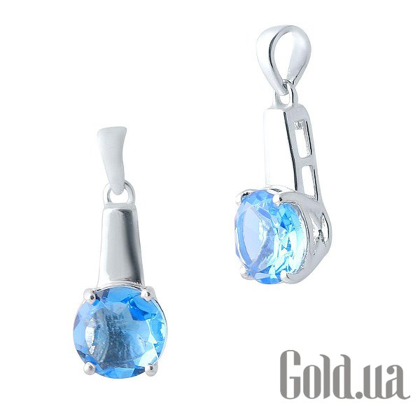 

Женские кулоны Fresh Jewelry, Серебряный кулон с синт. аквамарином