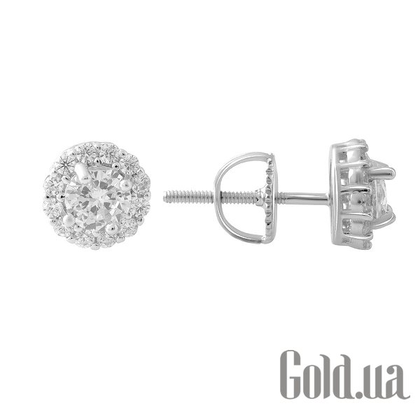 

Серьги-гвоздики Fresh Jewelry, Серебряные серьги с куб. циркониями