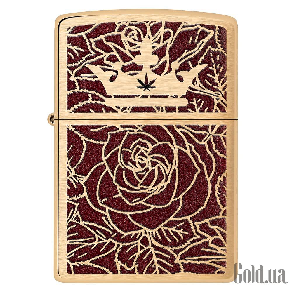 Zippo Зажигалка Queen Of Bud Passionate Rose and Crown Design 47108 47108 – изображение 2