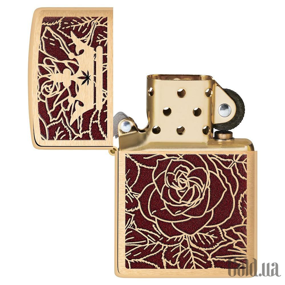 Zippo Зажигалка Queen Of Bud Passionate Rose and Crown Design 47108 47108 – изображение 4