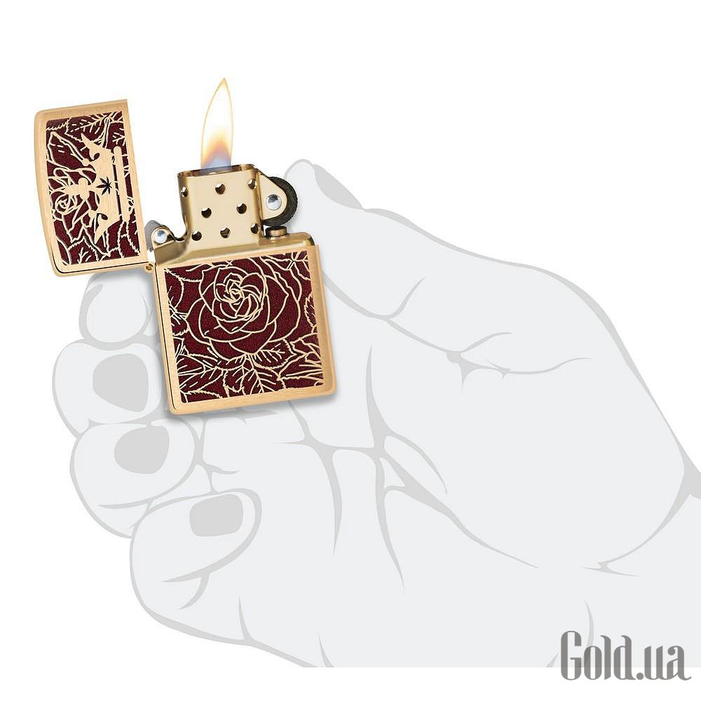 Zippo Зажигалка Queen Of Bud Passionate Rose and Crown Design 47108 47108 – изображение 5