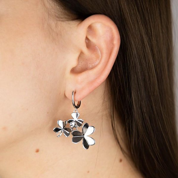 Серебряные серьги DIA3202865 – изображение 2