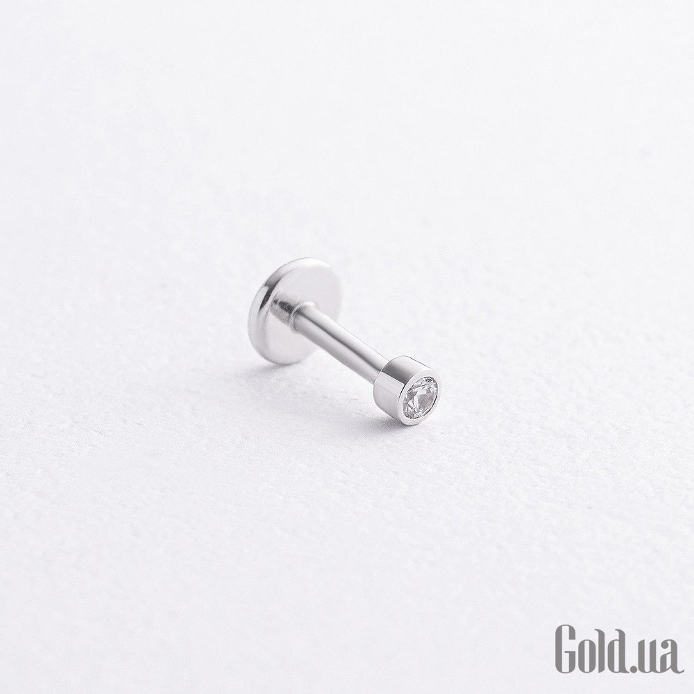 Серебряная одиночная серьга с куб. цирконием onx912-01664