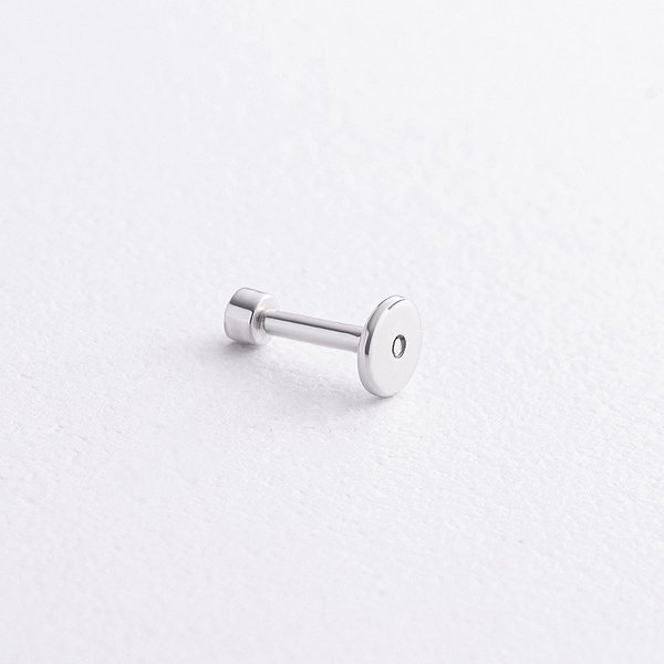 Серебряная одиночная серьга с куб. цирконием onx912-01664 – изображение 2