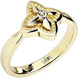 Женское золотое кольцо с бриллиантом, 1554985