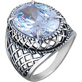 Женское серебряное кольцо с куб. цирконием, 1614633