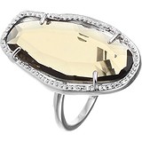 Женское серебряное кольцо с ювелирным стеклом, 1646633