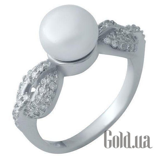 

Женские кольца Fresh Jewelry, Женское серебряное кольцо с культив. жемчугом и куб. циркониями, 17.5