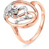 Kabarovsky Женское золотое кольцо с бриллиантами, 1700905