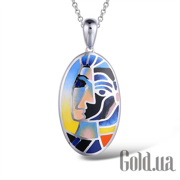 

Женские кулоны Lurie Jewelry, Серебряный кулон с эмалью