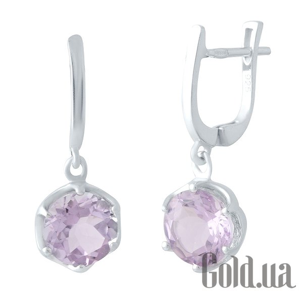 

Серьги с подвесками Fresh Jewelry, Серебряные серьги с аметистами