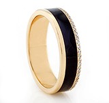 Золотое обручальное кольцо с бриллиантами, 1764649