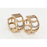 Золота каблучка з куб. цирконіями, 1767721